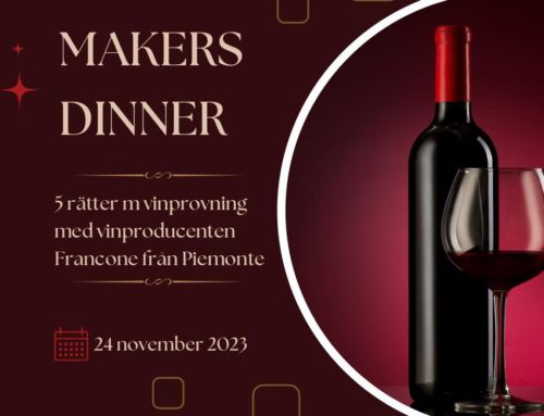 Wine Makers Dinner 24/11 2023